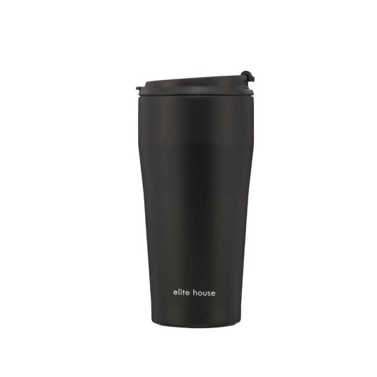 Elite House Sport Sıcak Soğuk 400 ml Termos Bardak Siyah